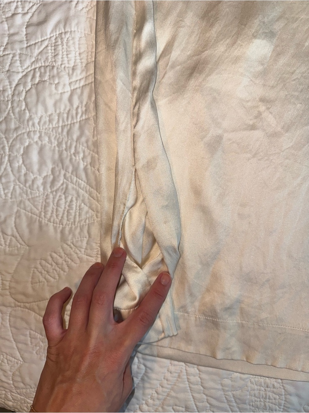 Brunello Cucinelli Strapless Silk Ivory Top - Picture 4 of 7
